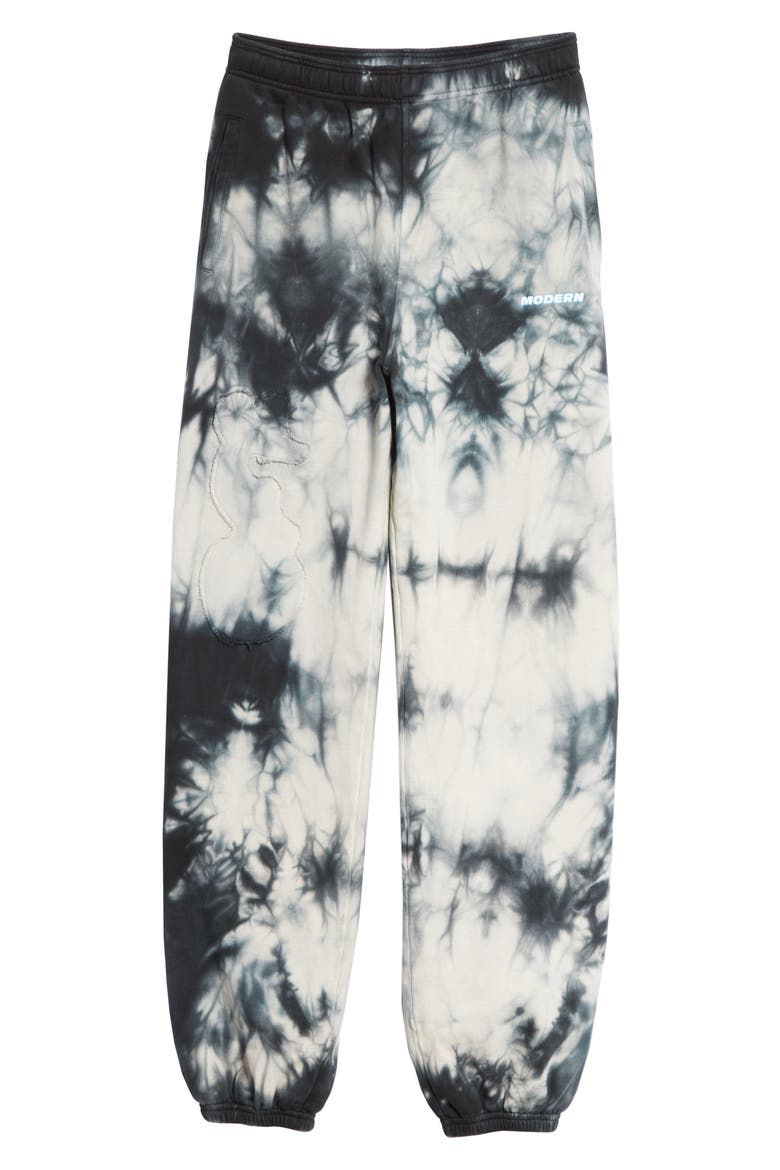 Tie Dye Slim Sweatpants, Alternate, color, BEIGE