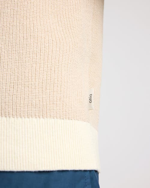 Onia Cotton Linen Button Up Sweater In Brown