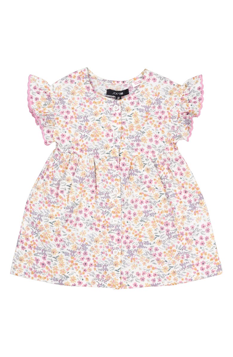 Joe's Jeans Kids' Button Front Dress, Main, color, Floral Print