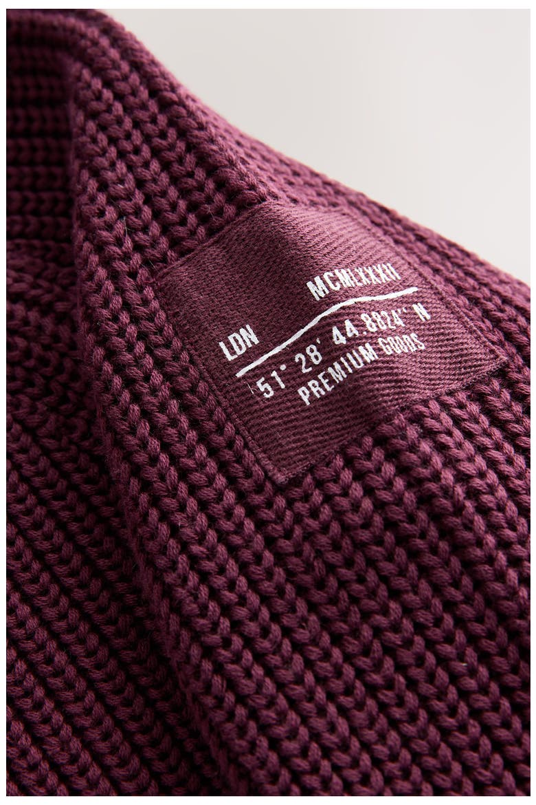 Kids' Half Zip Sweater, Alternate, color, PURPLE