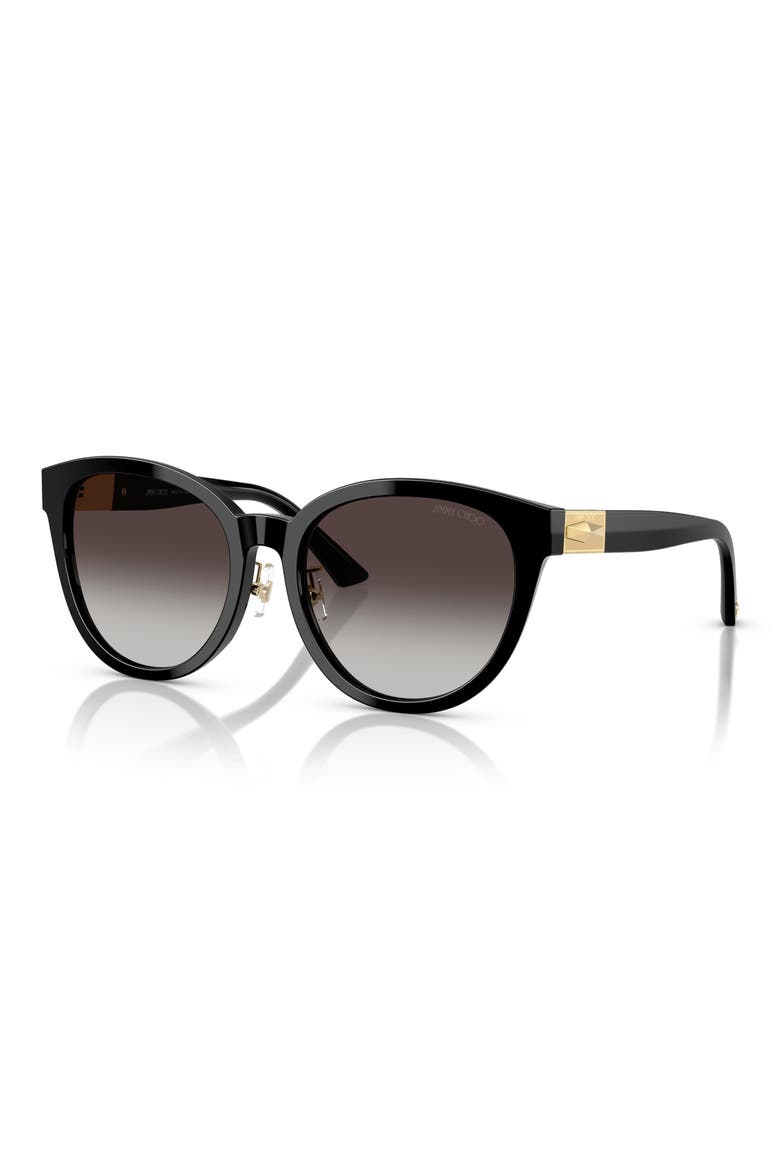 55mm Phantos Sunglasses, Alternate, color, BLACK/GRADIENT