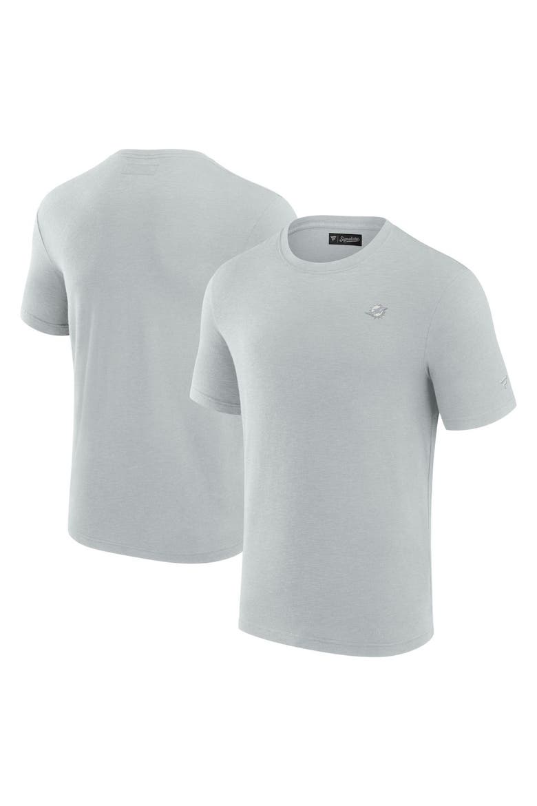 Men's Fanatics Signature Gray Miami Dolphins Modal Short Sleeve T-Shirt, Main, color, Gray