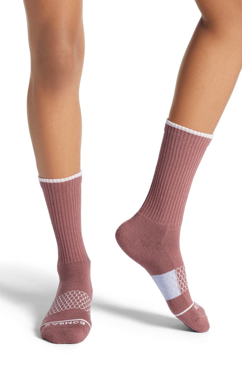 Bombas Merino Wool Blend Crew Socks, Alternate, color,