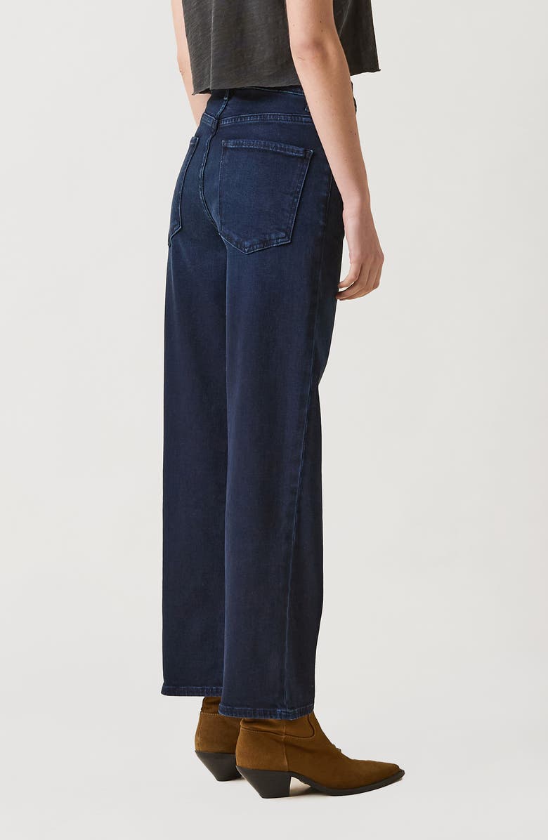 LE JEAN Nomad Raw Hem High Waist Crop Wide Leg Jeans, Alternate, color,