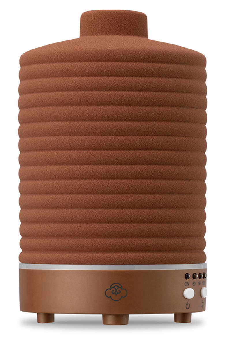 Terracotta Ceramic Ultrasonic Aroma Diffuser, Main, color, TERRACOTTA