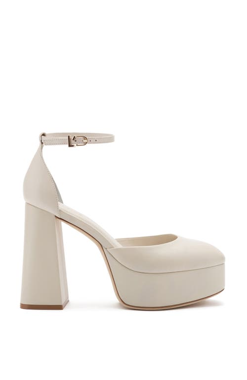Larroude Larroudé Ari Pump In Ivory Leather