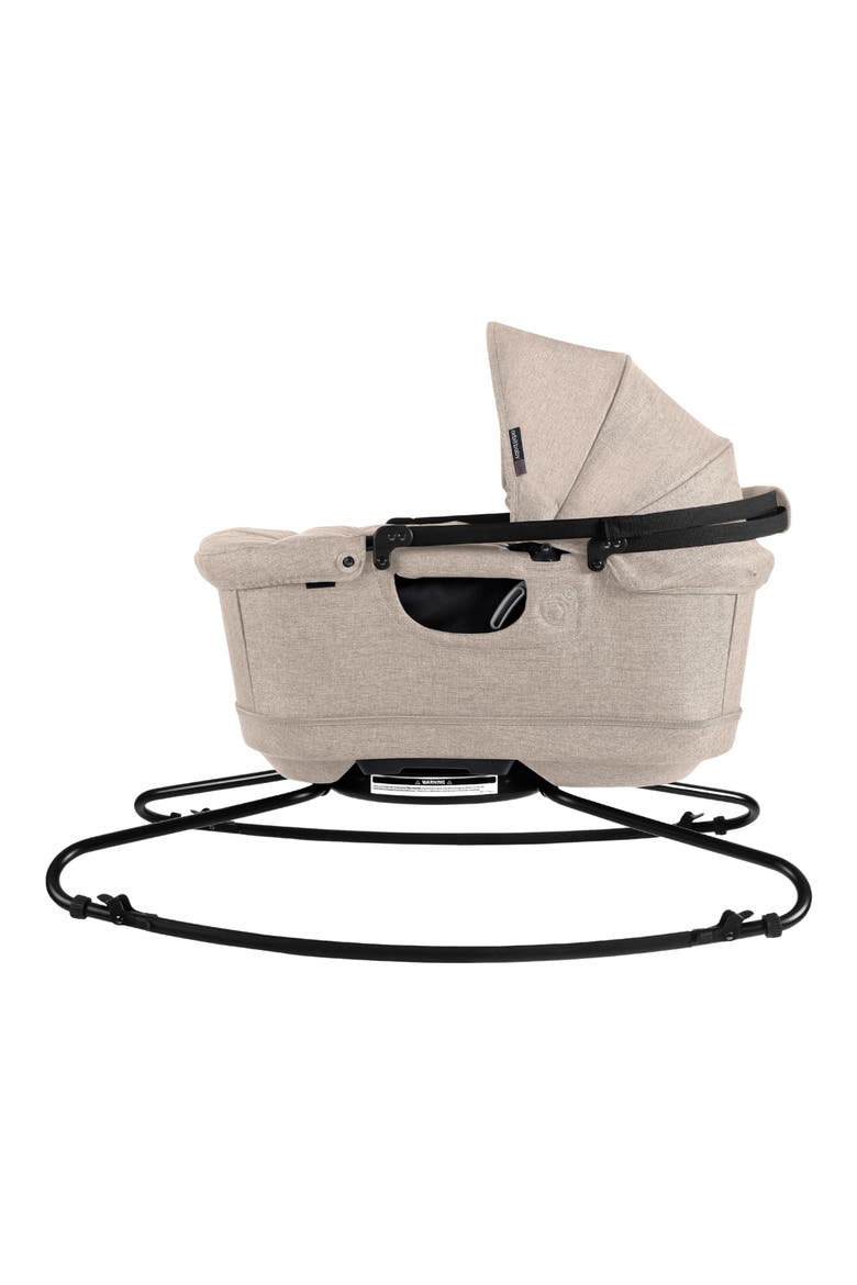 Jog & Lounge Bassinet & Stroller Travel System, Alternate, color, FLAX/ BLACK