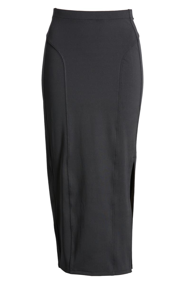 Open Edit High Waist Midi Skirt, Alternate, color,