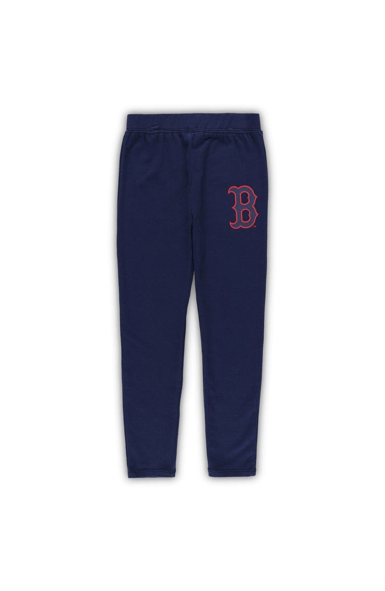 Outerstuff Girls Preschool Navy/Red Boston Red Sox Forever Love Tri-Blend T-Shirt & Leggings Set, Alternate, color, Navy