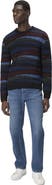 Missoni Crew Neck Sweater With Striped Inlay