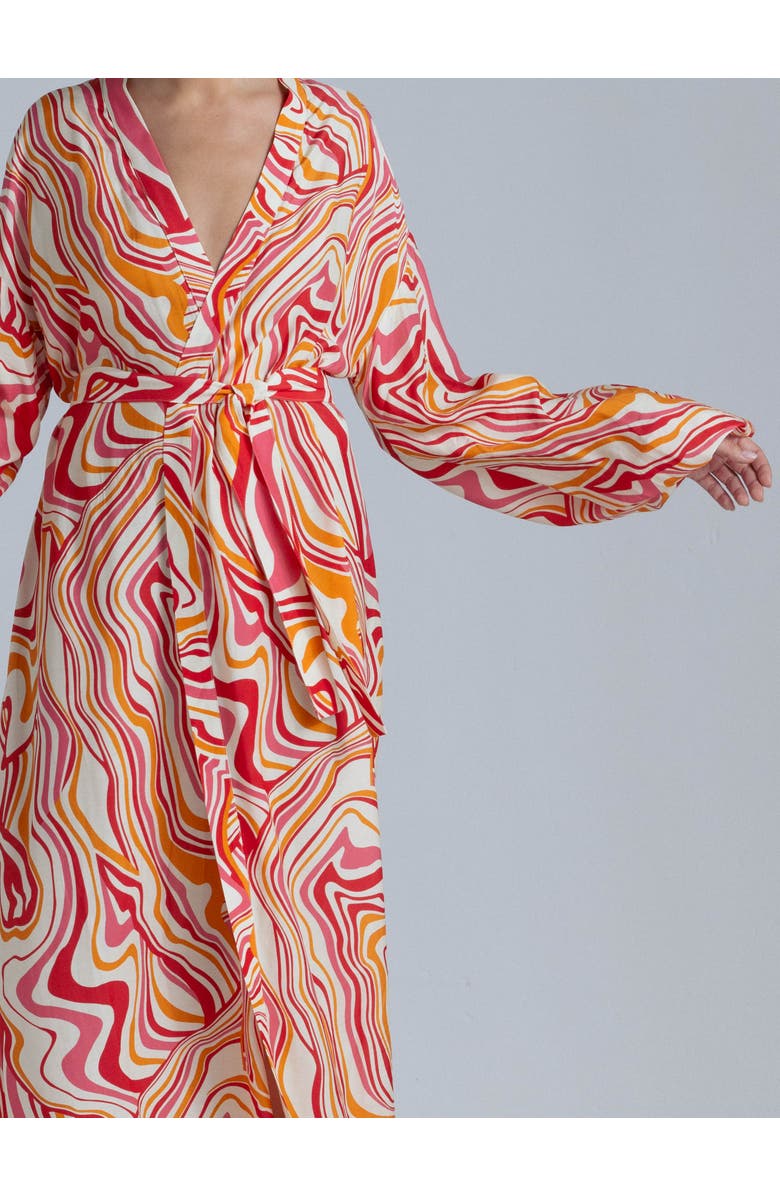 Alas Viscose Robe, Alternate, color, 