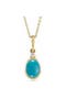  Turquoise, Yellow Gold