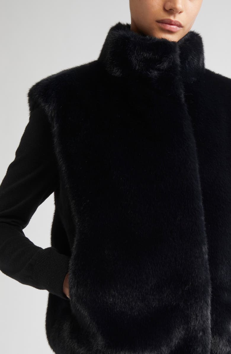 Herno Faux Fux Vest, Alternate, color, 