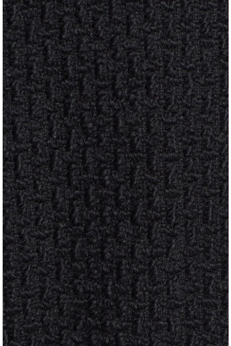 Basket Weave Coat, Alternate, color, BLACK