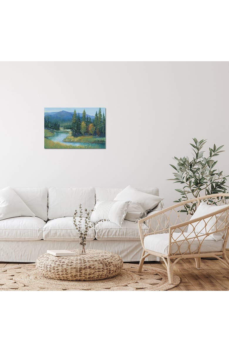 iCanvas Trout Stream II by Tim OToole Canvas Wall Art, Alternate, color, Green Mountain Valley