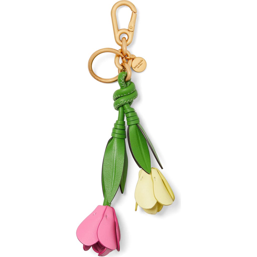Shop Kate Spade New York Leather Tulip Key Fob