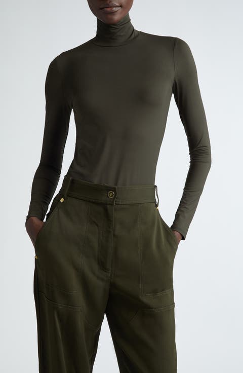 Nuda Jersey Turtleneck Top