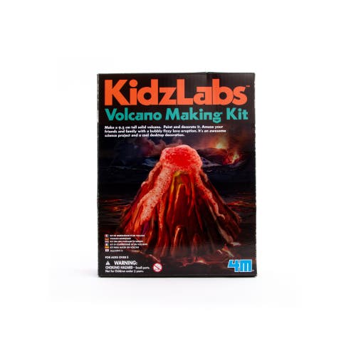 4M KidzLabs Volcano Making STEM Kit in Multicolored 