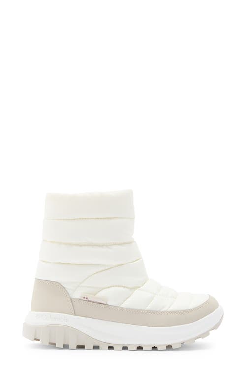 Columbia Snowtrot Waterproof Insulated Mid Hiking Boot In White