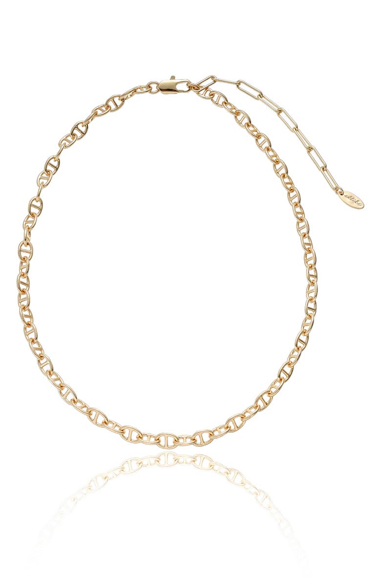 Ettika Mariner Chain Necklace, Alternate, color, Gold