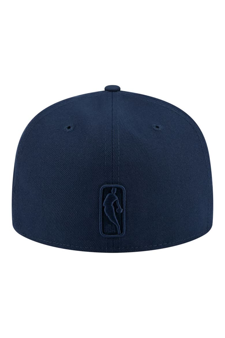 Men's New Era Navy Minnesota Timberwolves Tonal Color Pack 59FIFTY Fitted Hat, Alternate, color, Navy