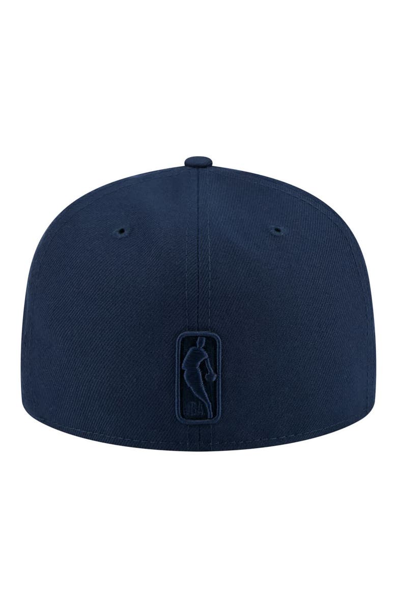 New Era Men's New Era Navy Minnesota Timberwolves Tonal Color Pack 59FIFTY Fitted Hat, Alternate, color, Navy