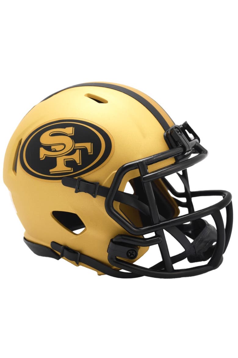 San Francisco 49ers RAVE Riddell Speed Mini NFL Football Helmet, Main, color, Multi-Color