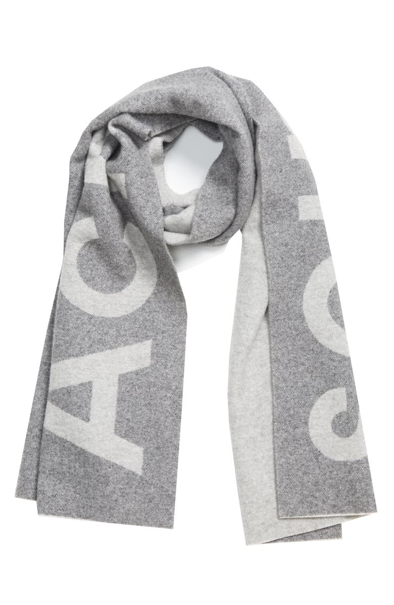 Acne Studios Logo Scarf, Alternate, color,