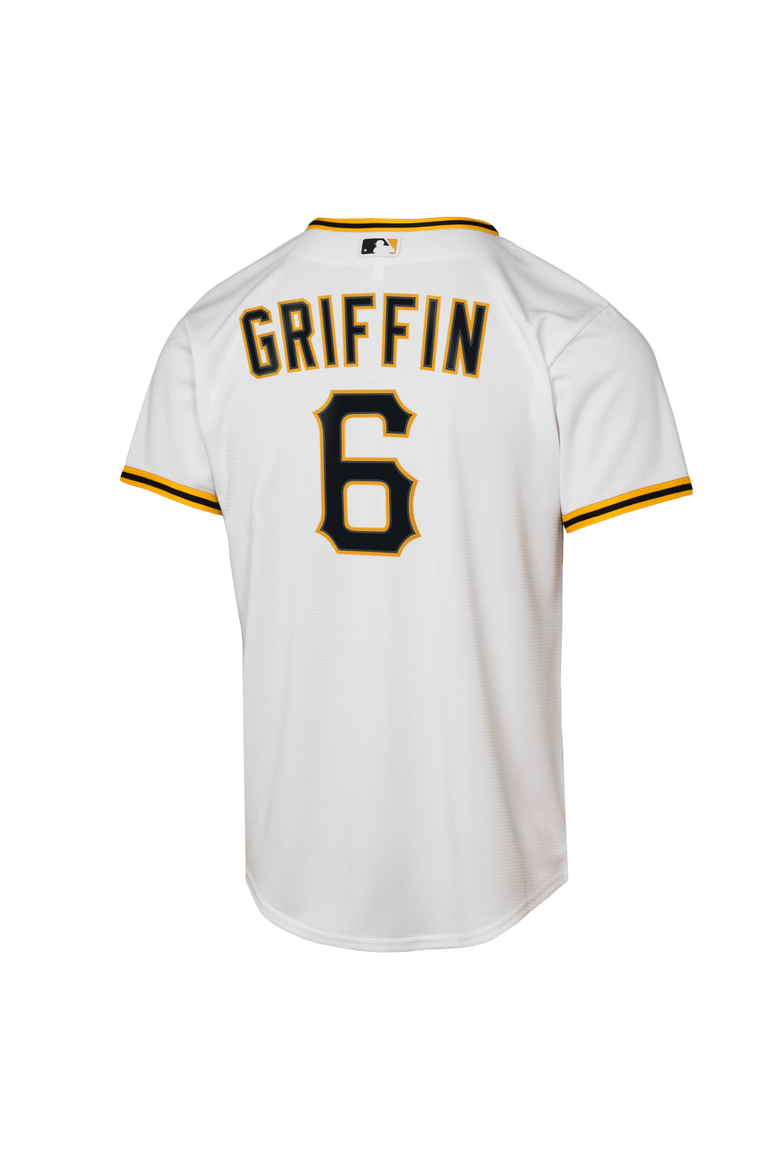Youth Nike Konnor Griffin White Pittsburgh Pirates Home Replica Jersey, Alternate, color, White