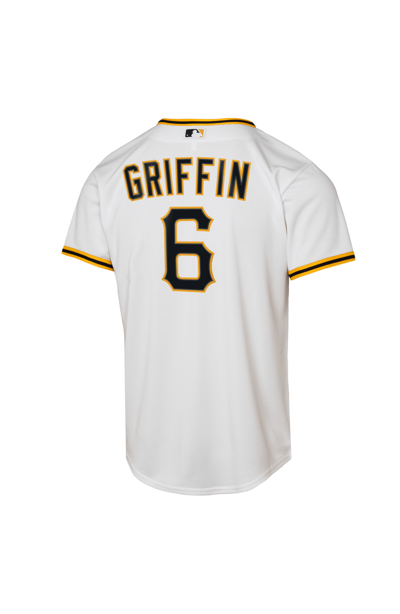 Nike Youth Nike Konnor Griffin White Pittsburgh Pirates Home Replica Jersey, Alternate, color, White