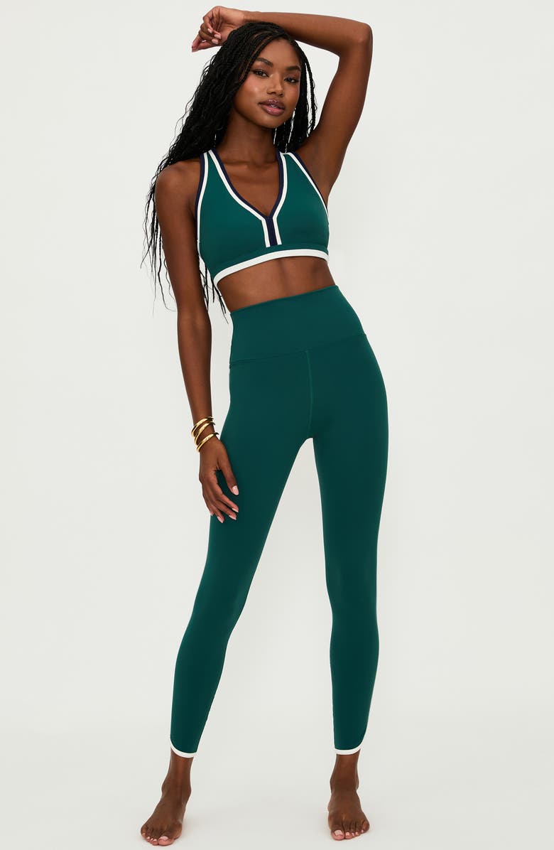 Beach Riot Nella Leggings, Alternate, color, Pine Green