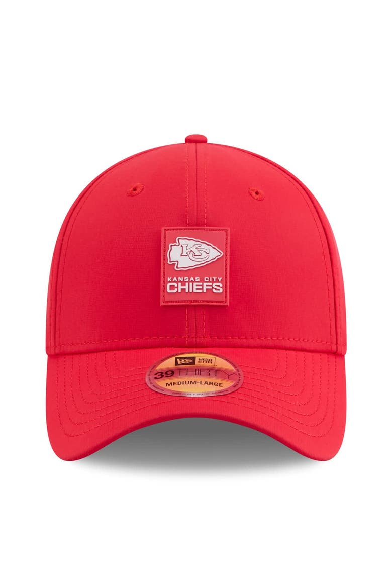 Men's New Era Red Kansas City Chiefs 2025 Sideline 39THIRTY Flex Hat, Alternate, color, Red