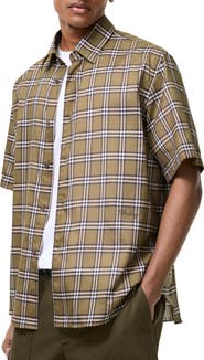 Burberry Relaxed Fit Check Cotton Shirt