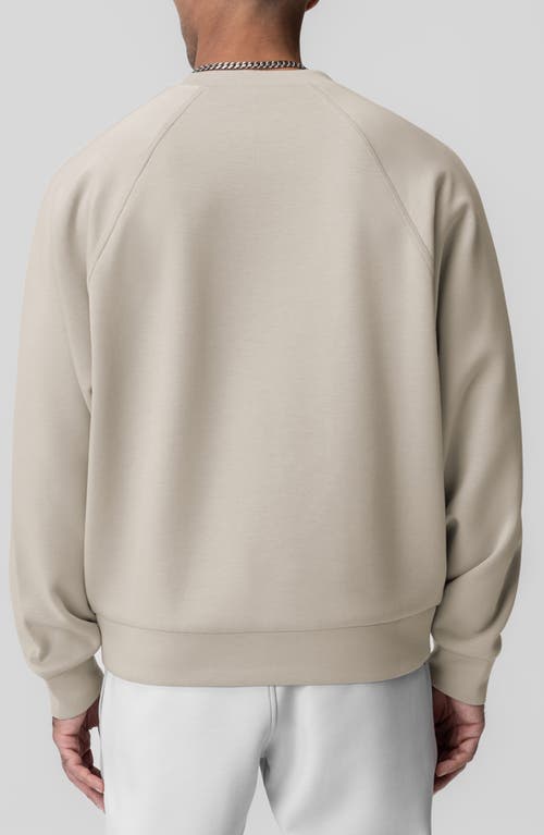 Asrv Dri-core Oversize Crewneck Sweatshirt In Neutral