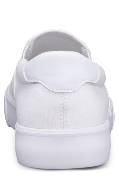 Lugz Clipper Slip-on Sneaker In White