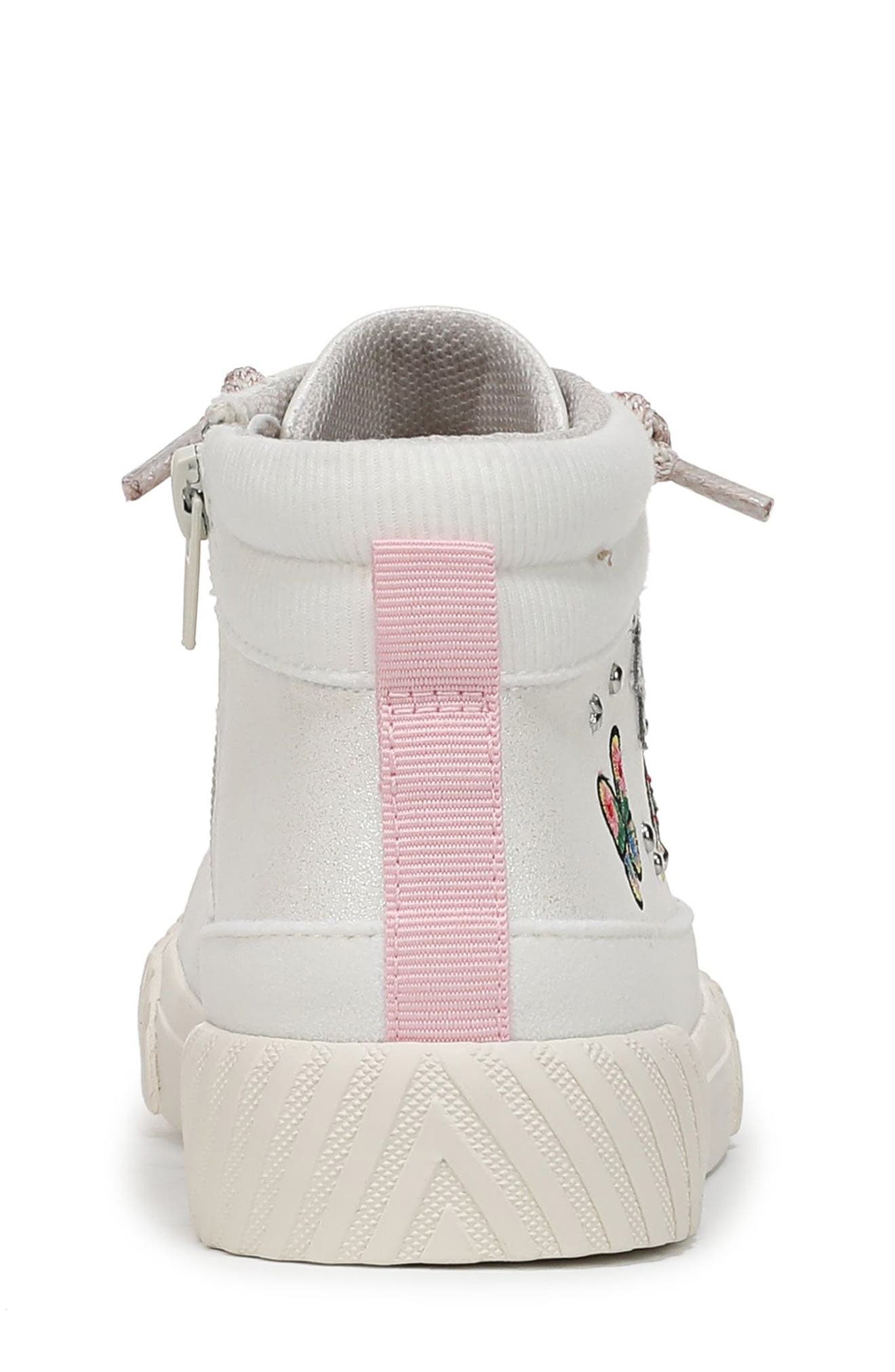 Blowfish Malibu Kids' Wander Up 3-K High Top Sneaker, Alternate, color, Cream