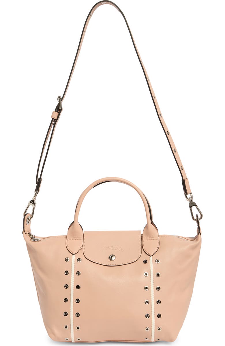 Longchamp Oeillet Small Shoulder Bag, Main, color, Powder Pink