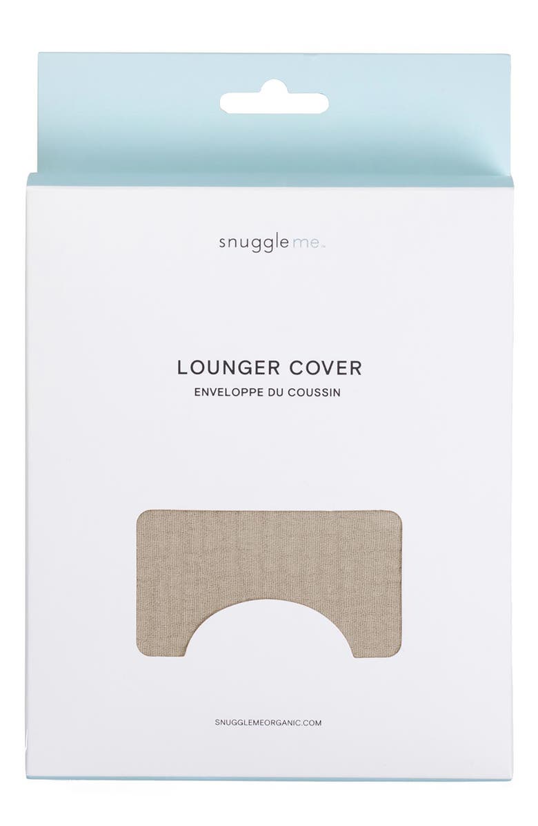 Snuggle Me Lounger Curve Muslin Cover, Alternate, color, Birch