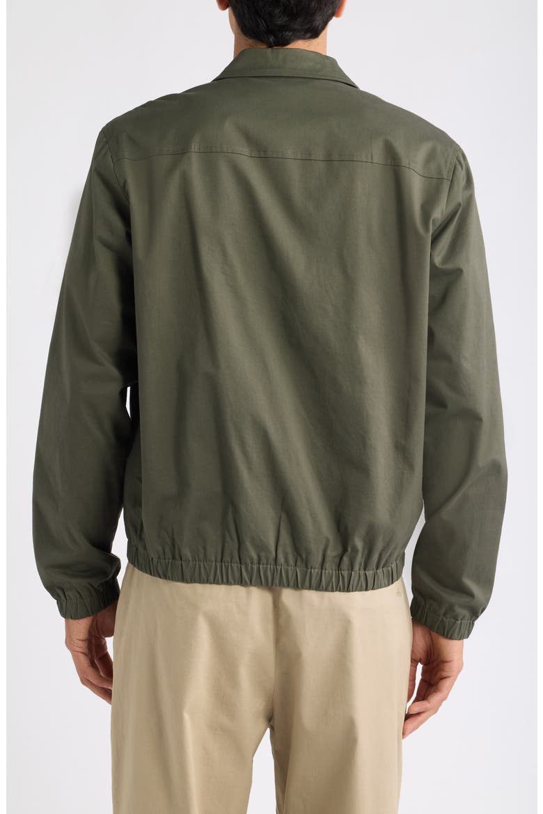 Harrington Cotton Jacket, Alternate, color, DKGRN