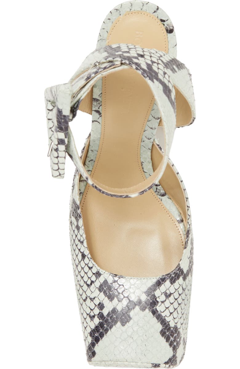Bottega Veneta Snake Print Tower Pump, Alternate, color,