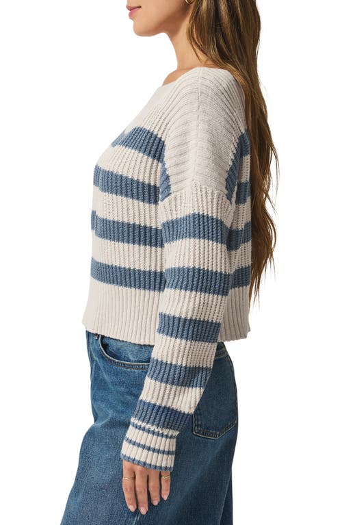 Splendid Olivia Striped Sweater In Berring Sea Stripe