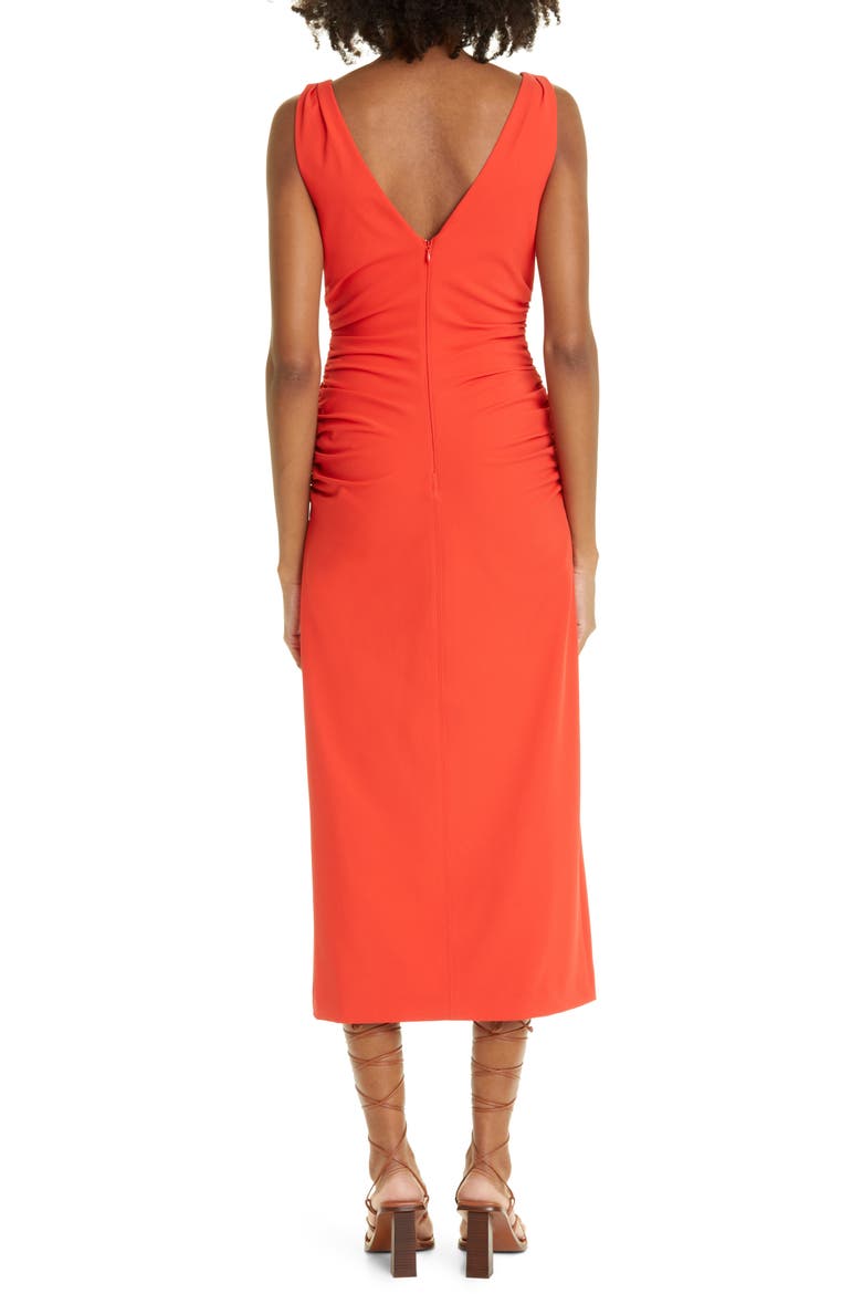 Leonna Ruched Dress, Alternate, color, LAVA