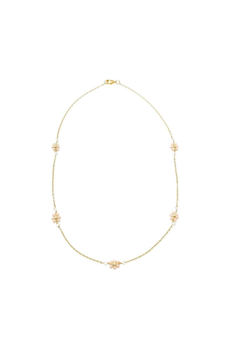 Alegria Accessories Daisy Necklace, Main, color, Gold