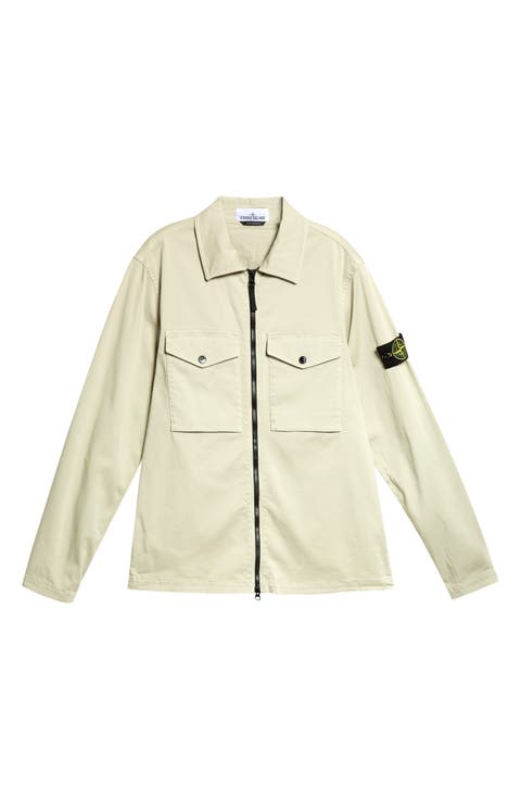 Stretch Cotton Overshirt