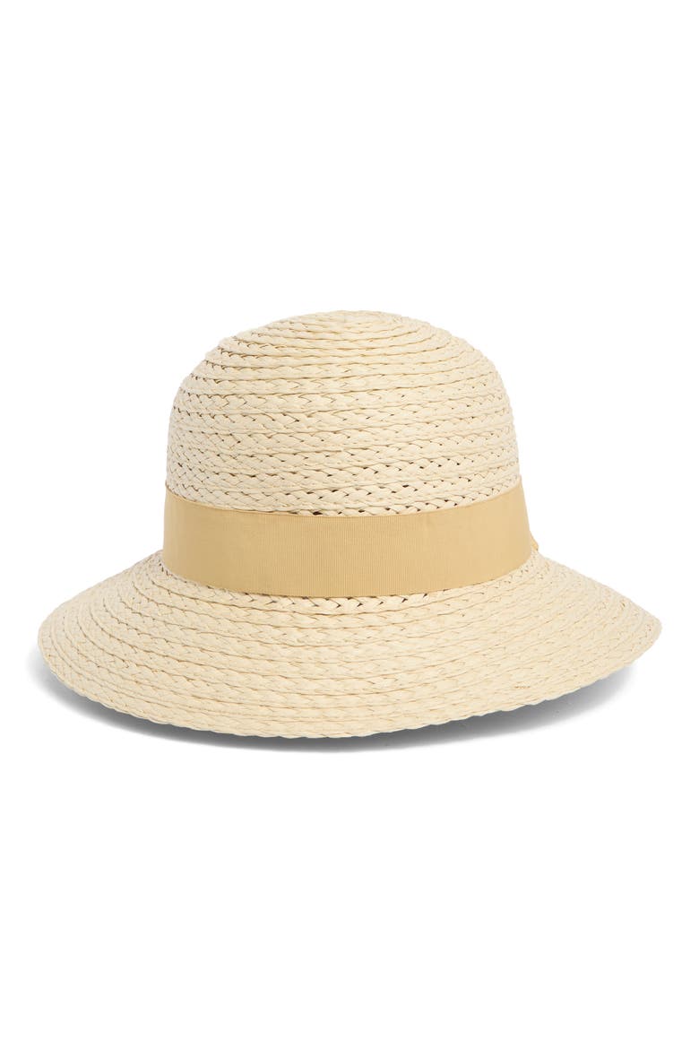 Bow Cloche, Alternate, color, NATURAL