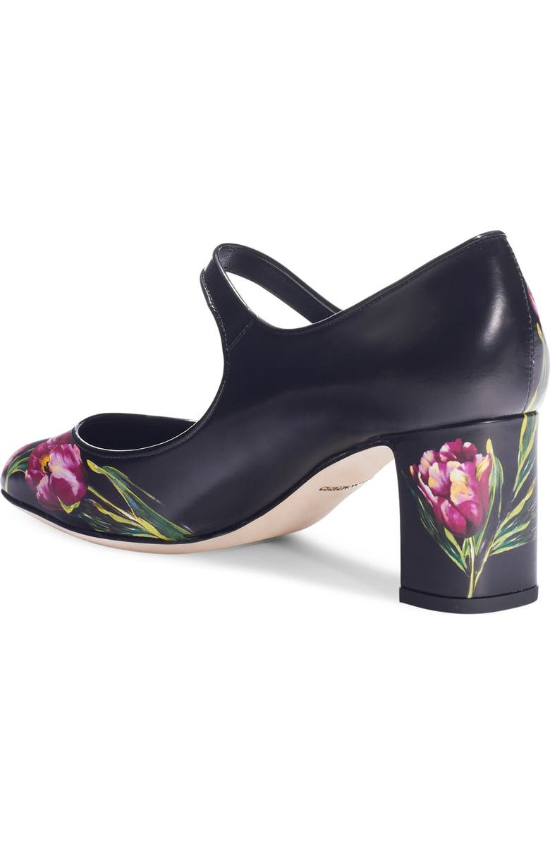 Dolce&Gabbana Floral Print Mary Jane Pump, Alternate, color,
