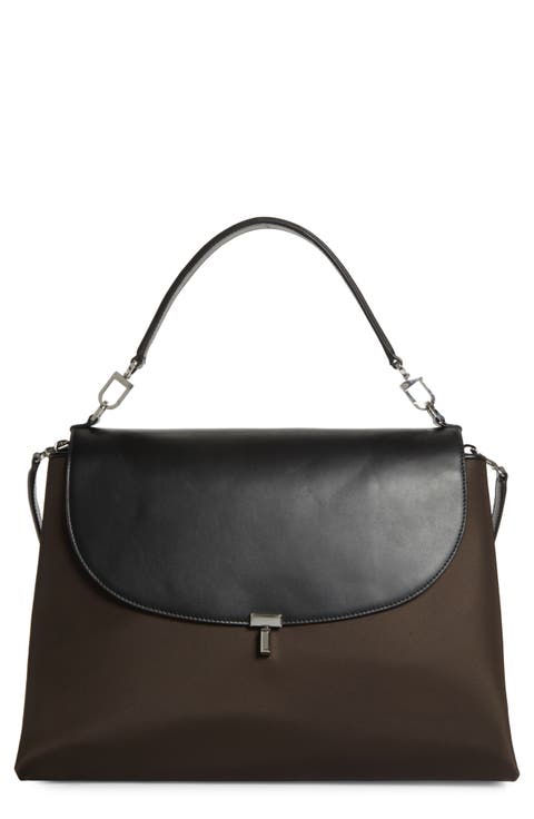 T-Lock Mixed Media Satchel