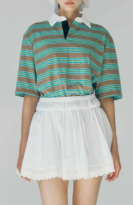 Frankie Stripe Stretch Cotton Polo