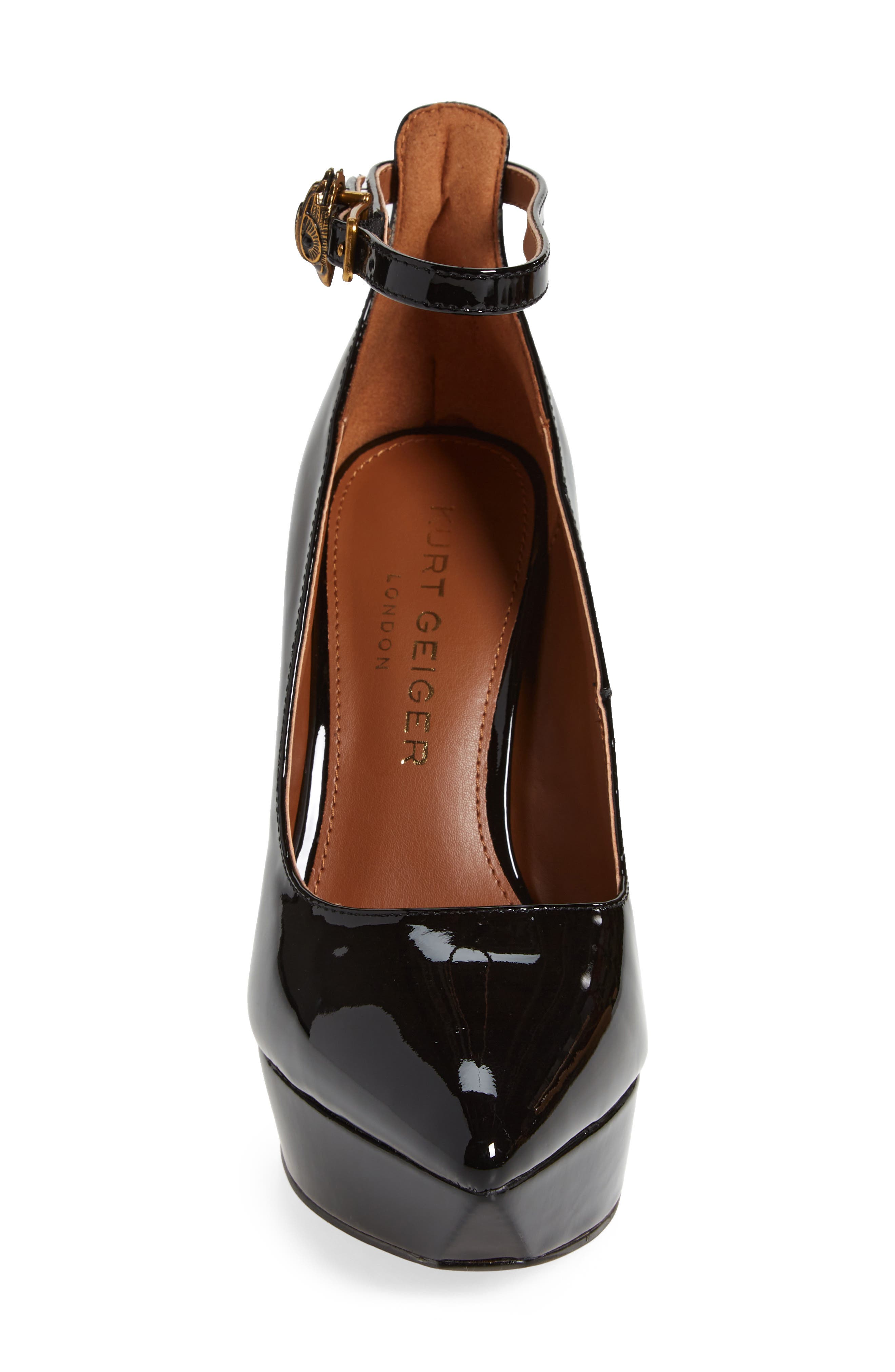 Kurt Geiger London Shoreditch Platform Ankle Strap Pump, Alternate, color, 