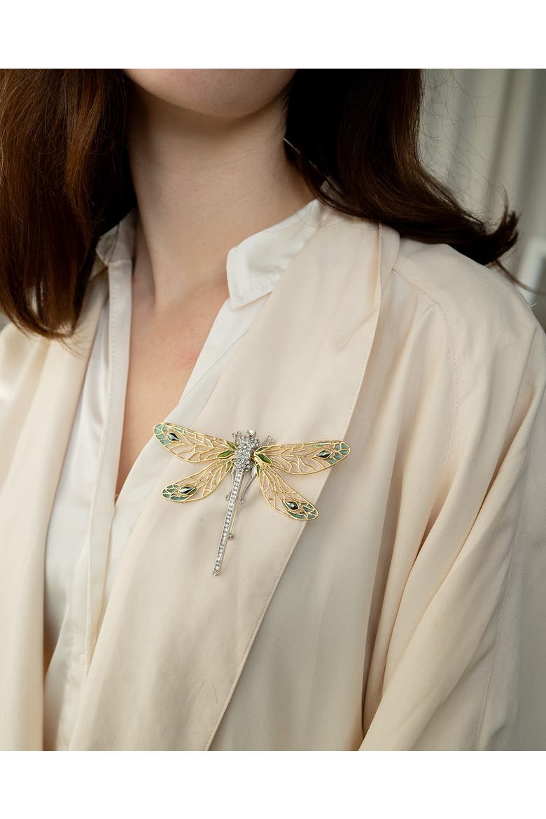 Dragonfly Brooch, Main, color, Dragonfly